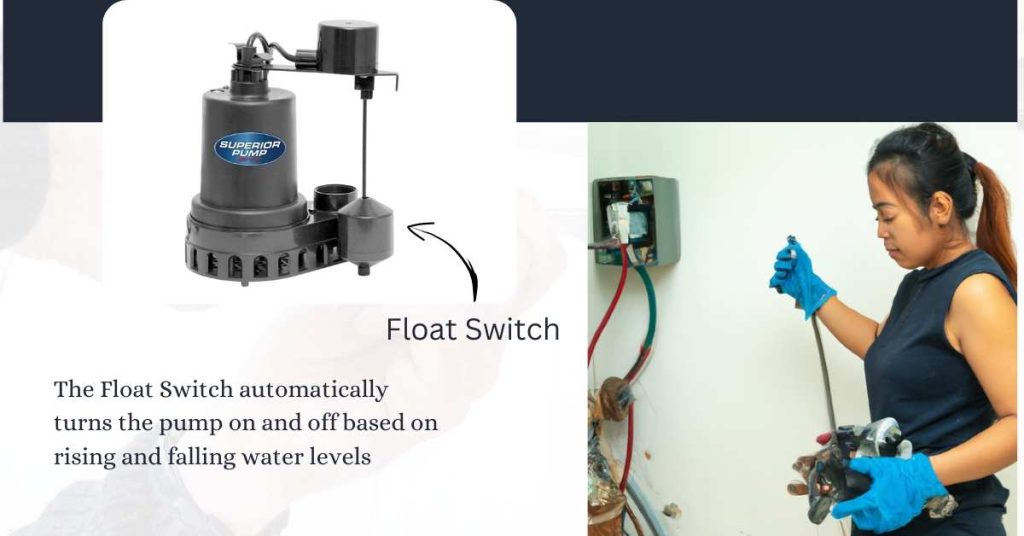 set the float switch, How to Use a Submersible Sump Pump